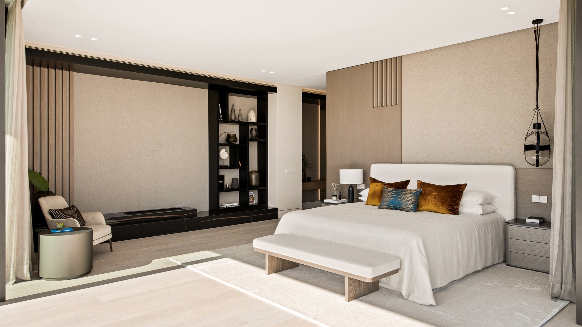 Exclusive top villa bedroom- El Herrojo - Benahavis