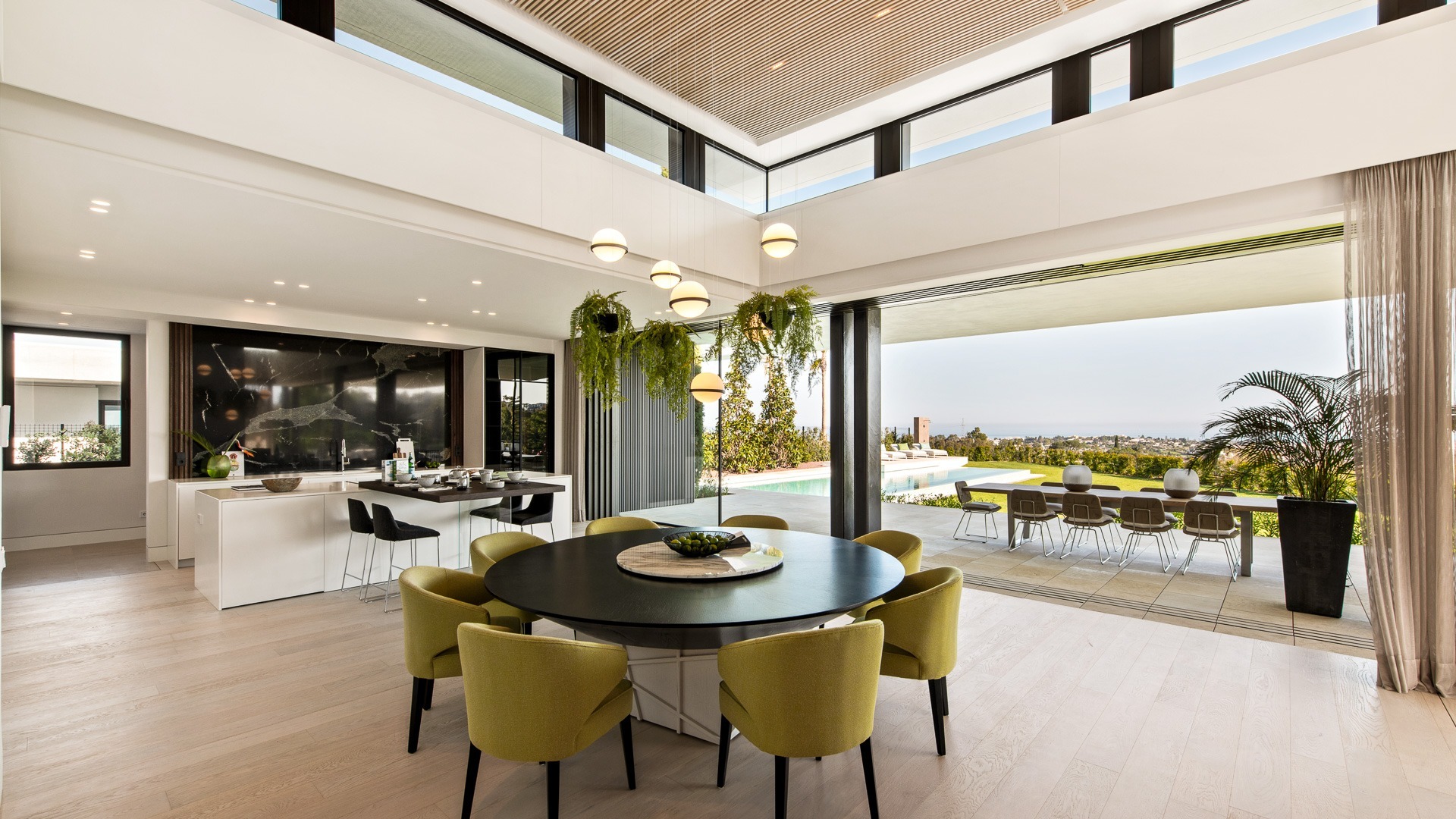 Exclusive top villa living room- El Herrojo - Benahavis