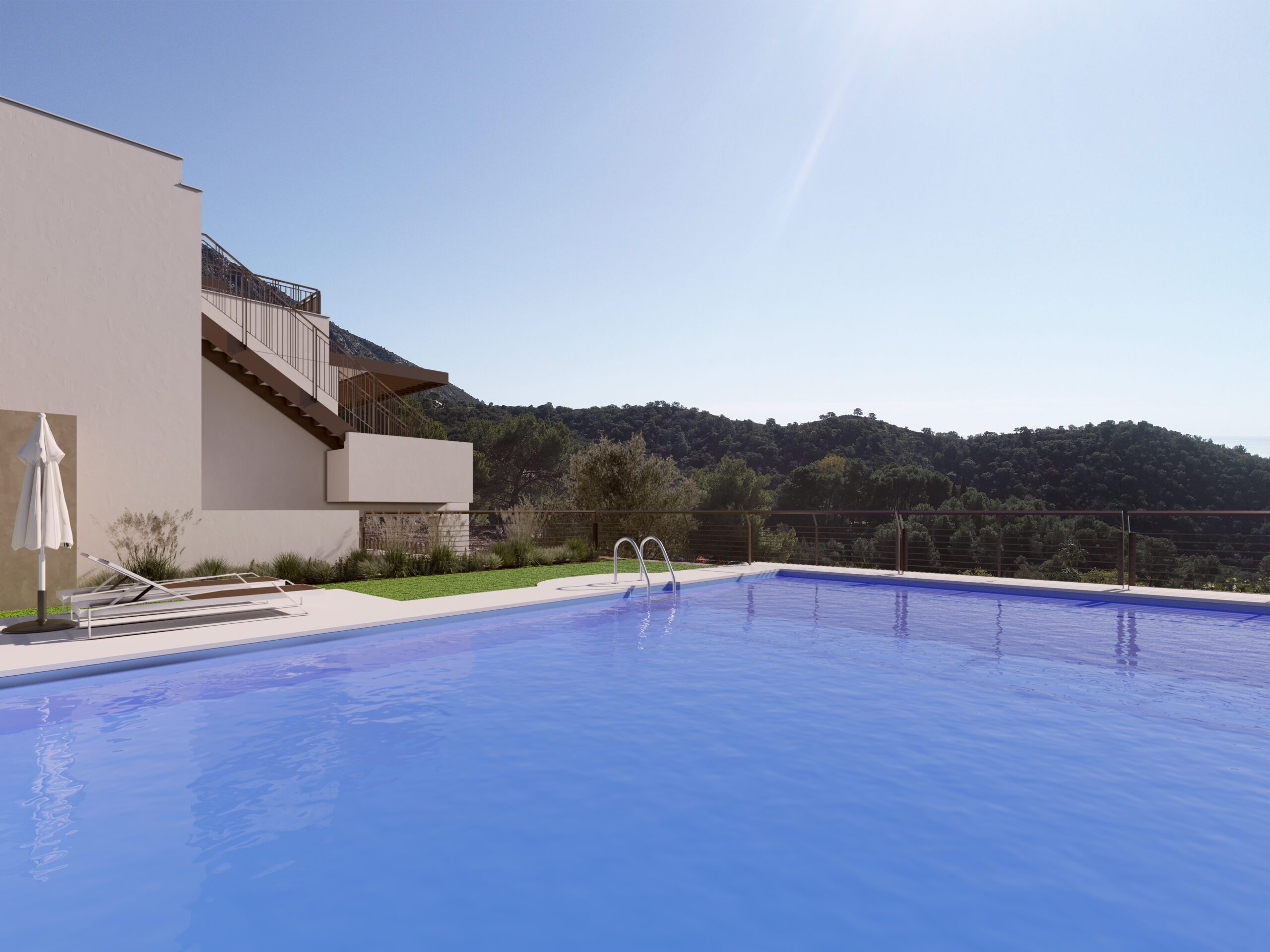 Almazara Hills apartments swimming pool