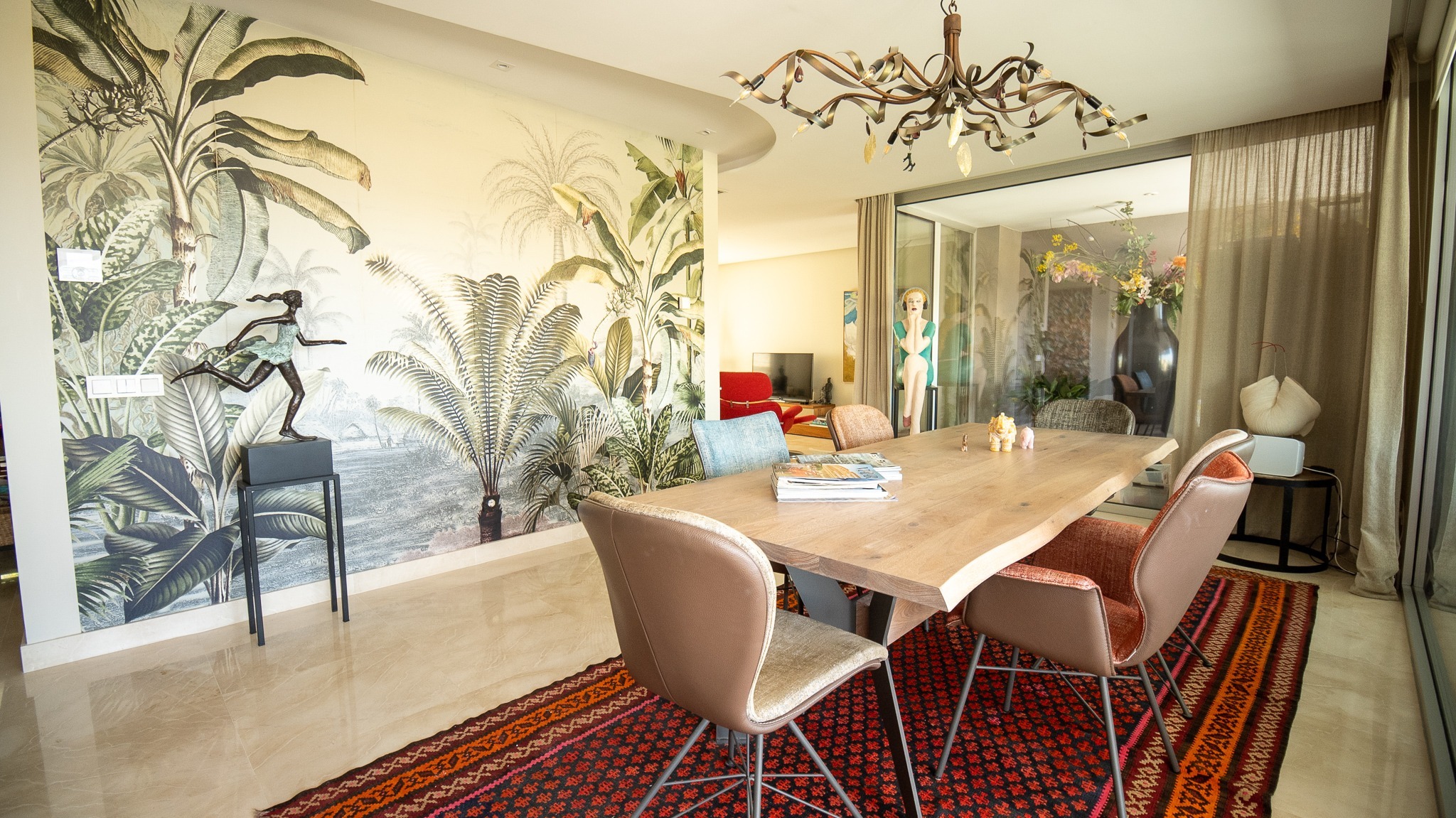 Dinning room Penthouse in Benahavis real state